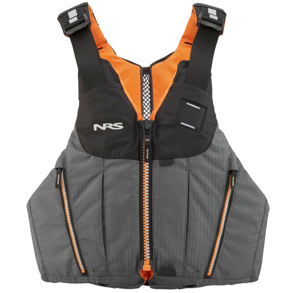 Oso PFD - Charcoal - Front | Western Canoeing & Kayaking