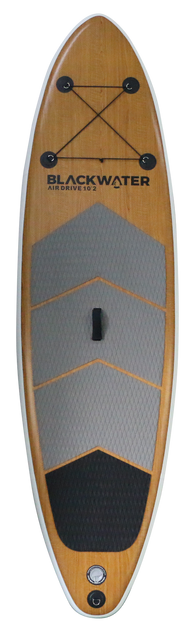 Air Drive Wood 10'2 - Front with Lash - 2021 | Western Canoe and Kayak