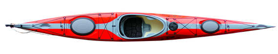 S16 G2 Advantage Touring - Red - Top | Western Canoeing & Kayaking