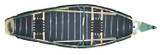 12' Square Stern Canoe by Sportspal Side View