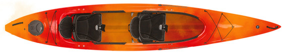 Wilderness Systems Pamlico 145T Tandem Recreational Kayak - Mango | Western Canoe and Kayak